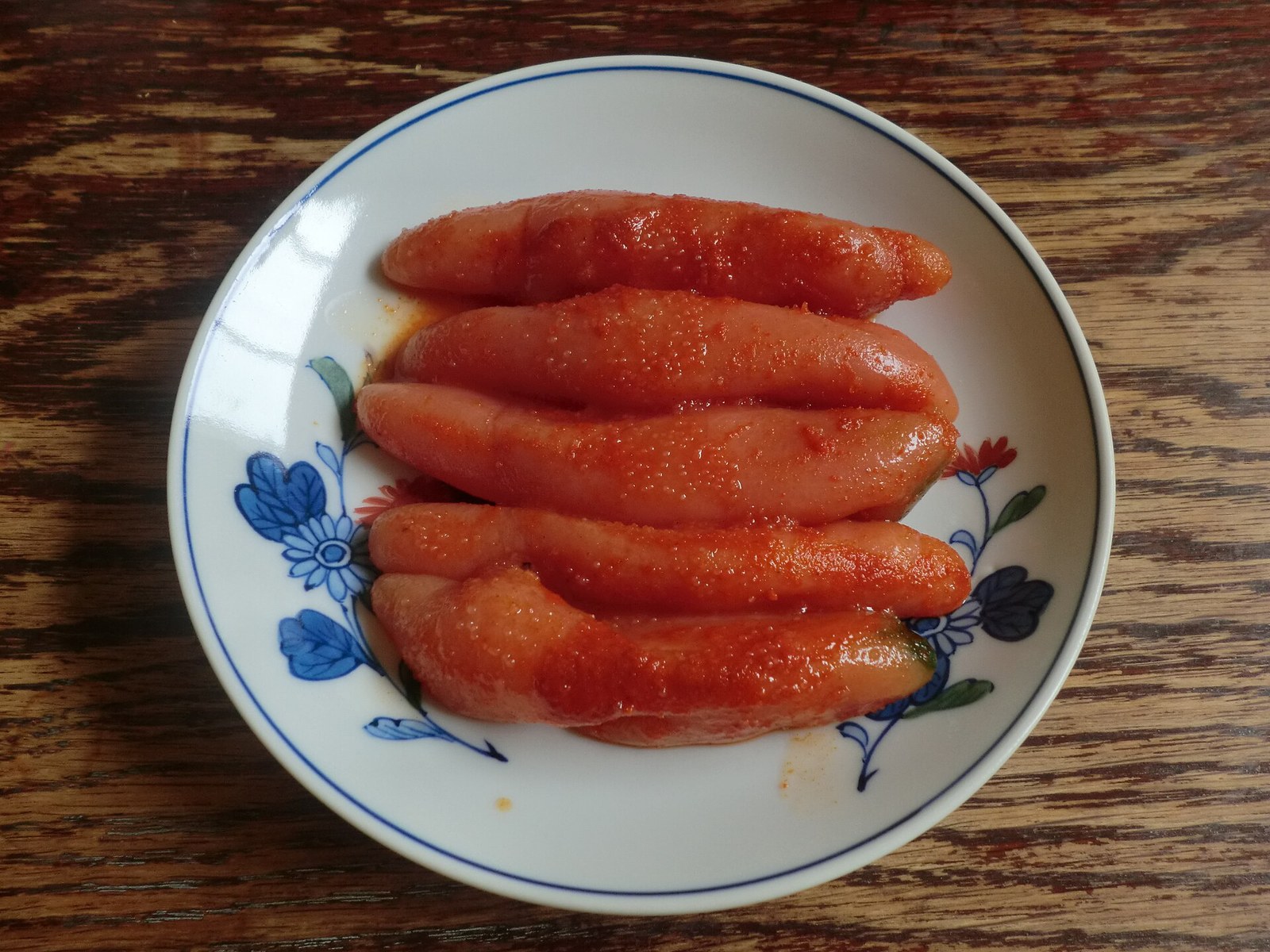 밥 위에 올린 멘타이코 / 명란 바게트