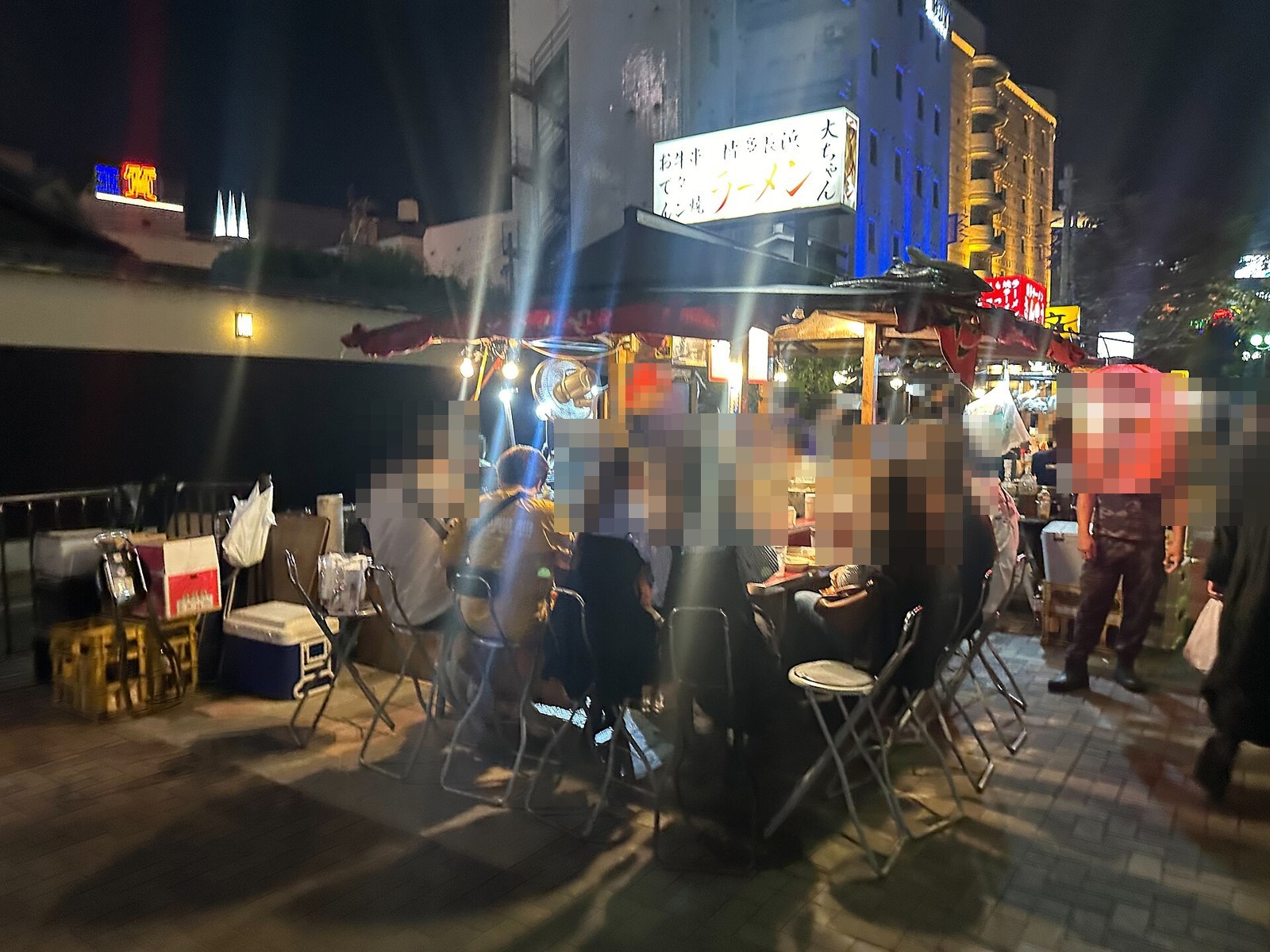 나카스 강변 호텔과 야타이 거리